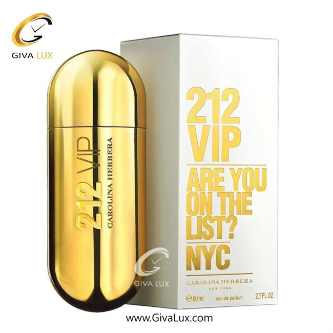  ادو پرفیوم  زنانه کارولینا هررا اورجینال مدل Carolina Herrera 212 VIP | 212 وی آی پی حجم  80 میل
